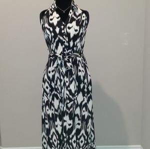 Lennie for Nina Leonard Collard Halter dress